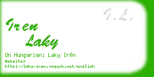 iren laky business card