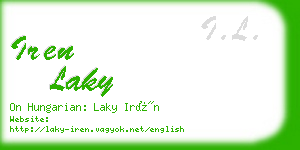 iren laky business card